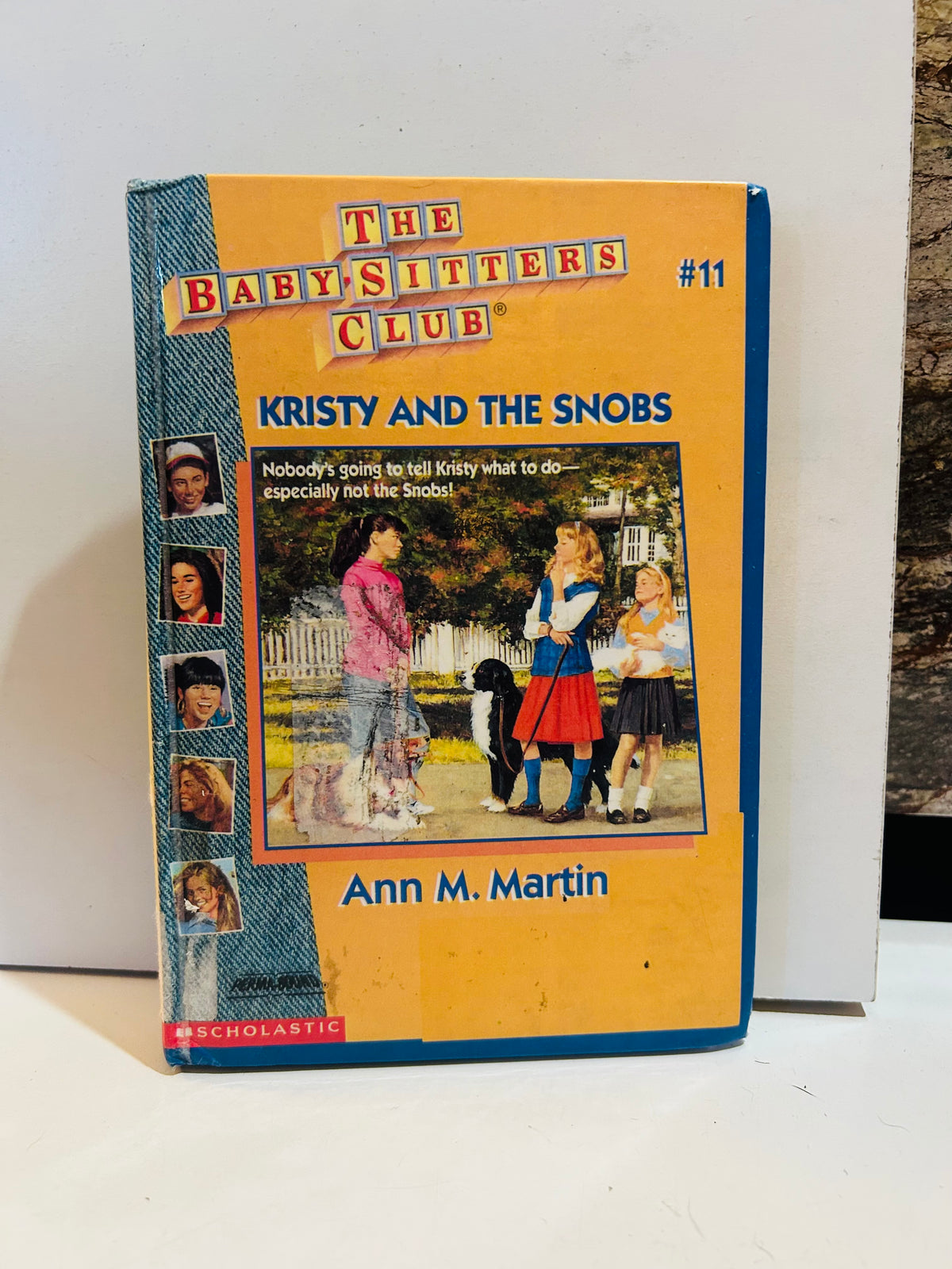 Ex-library hardcover of Kristy and the Snobs, Baby-Sitters Club book 11