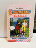 Ex-library hardcover of Karen's Two Families, Baby-Sitters Little Sister book 48