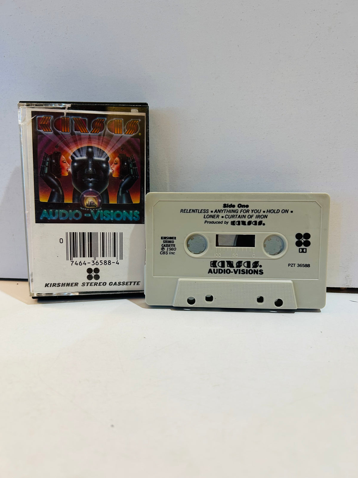 Kansas Audio-Visions cassette tape and case