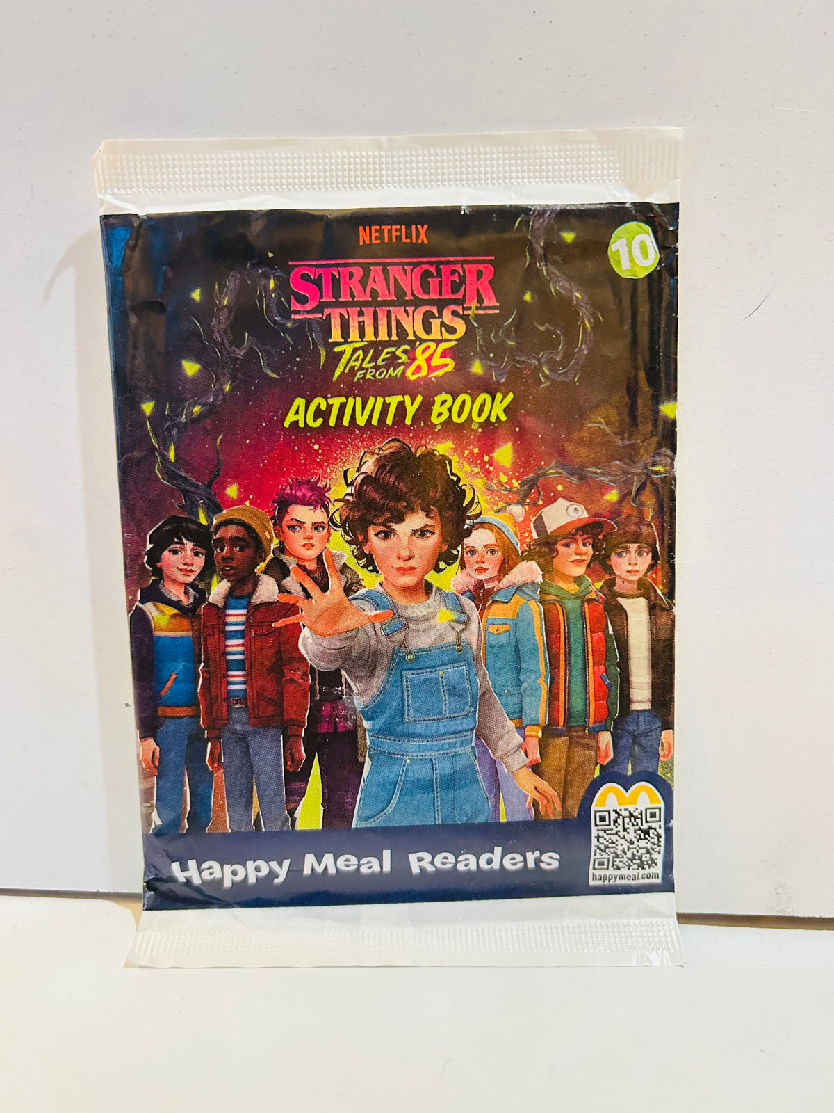 Sealed Stranger Things Tales From '85 Happy Meal Readers activity book front