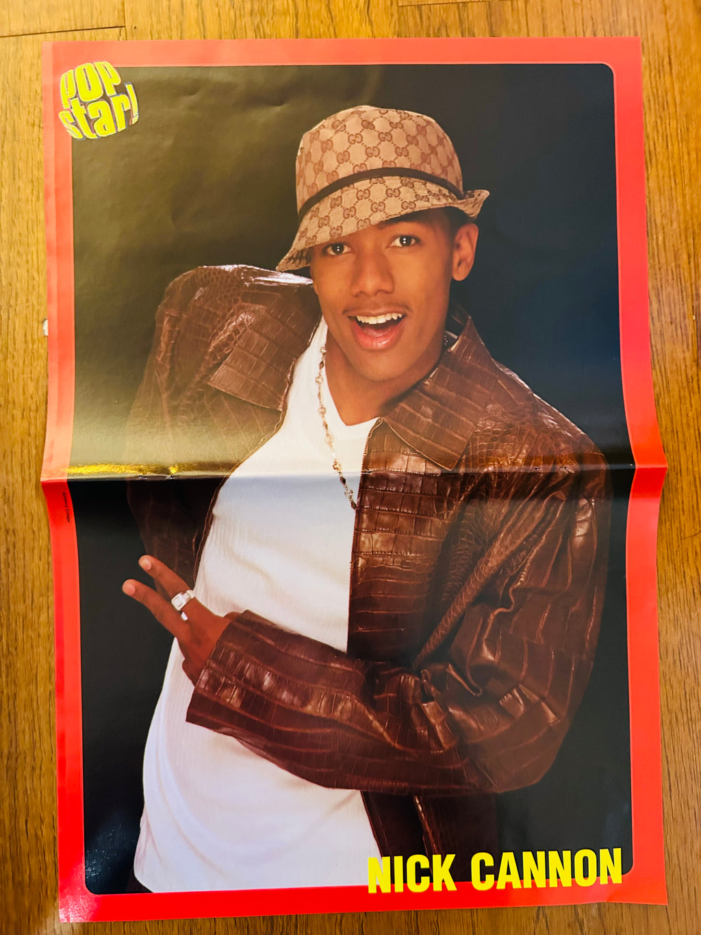 Ashley of O-Town side of double-sided Pop Star poster