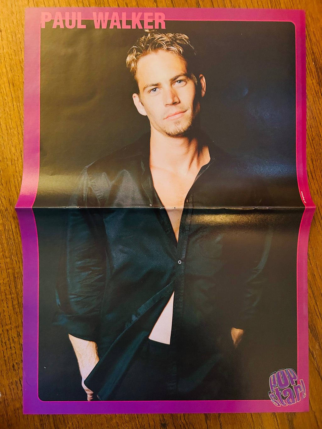 Erik-Michael of O-Town side of double-sided Pop Star poster