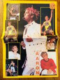 Aaron Carter photo collage side of double-sided poster