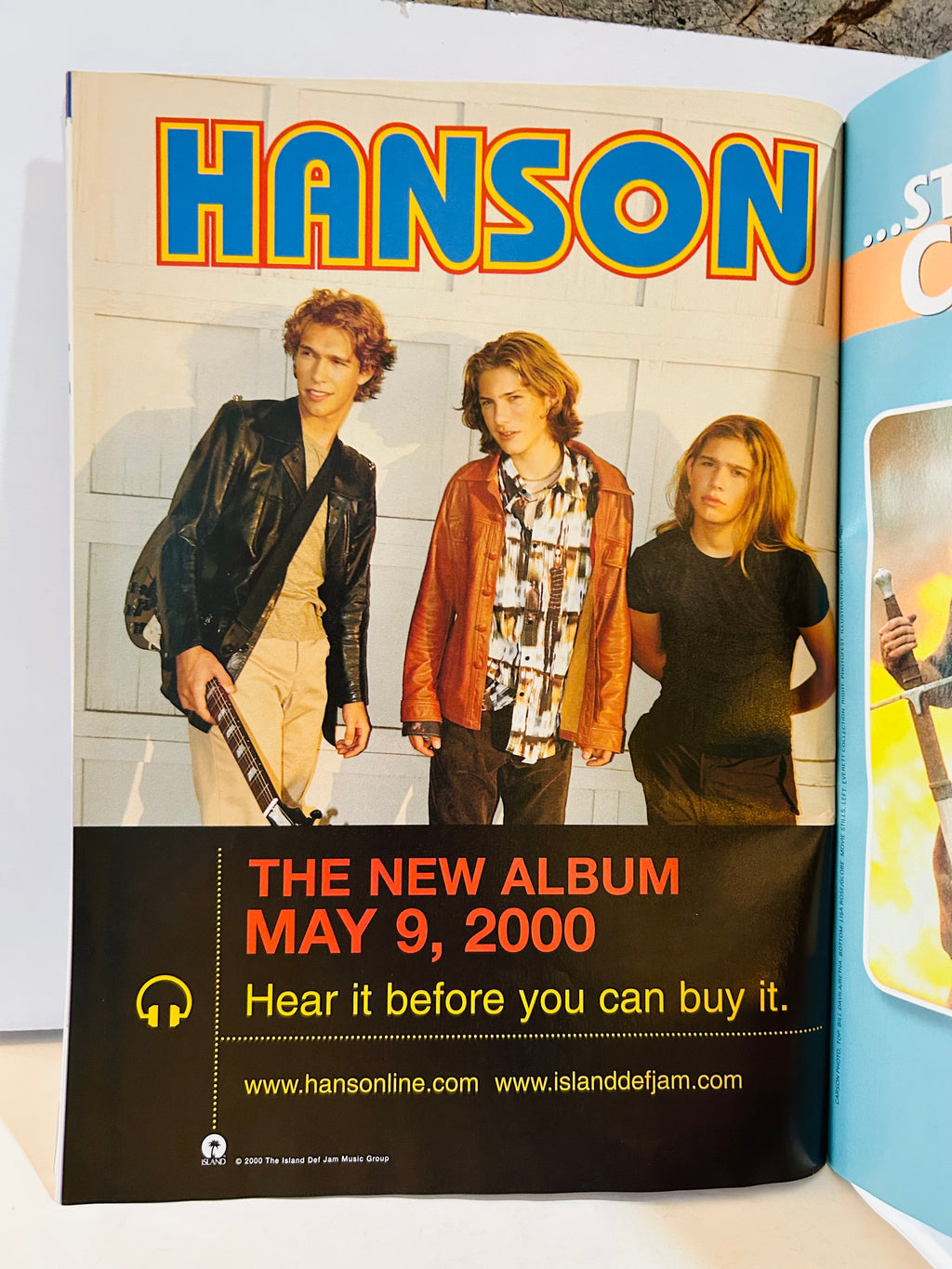 YM Magazine March 2000 – Hanson ad
