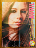 Avril Lavigne portrait side of double-sided Pop Star poster