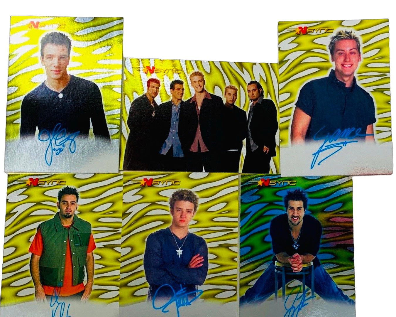 NSYNC 2000 Romance Trading Card Set #38-43 - All 6 Cards