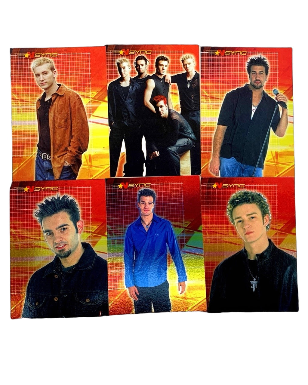 NSYNC 2000 Quotes Trading Card Set #26-31 - All 6 Cards