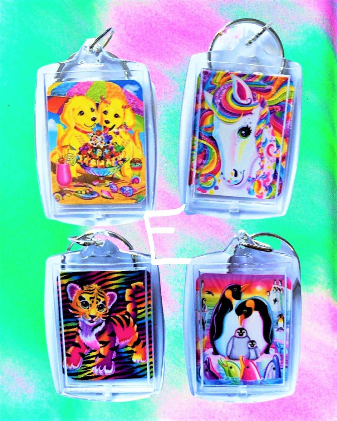 Lisa Frank Keycain