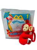 🌟 Vintage Teletubbies Po Clip-On Plush Toy — McDonald's Happy Meal (1998) 🔴