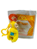 🌟 Vintage Teletubbies Laa-Laa Clip-On Plush Toy — McDonald's Happy Meal (1998) 🟡
