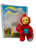 🌟 Vintage Teletubbies Po Clip-On Plush Toy — Burger King Kids Meal (1998) 🔴