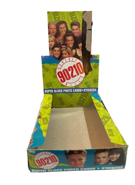 Beverly Hills 90210 Super Gloss Trading Card Empty Display Box (1991)