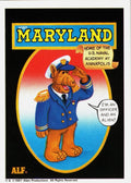 U.S. of ALF Super Sticker — Maryland (1987, Zoot)