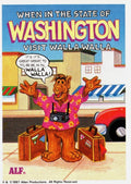 U.S. of ALF Super Sticker — Washington (1987, Zoot)