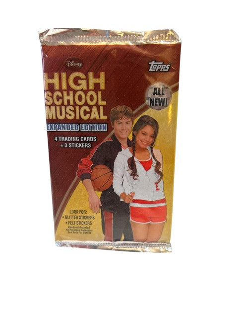 🎵 Disney High School Musical Expanded Edition Topps — 1 Sealed Pack 🎬