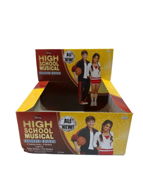 🎵 Disney High School Musical Expanded Edition Topps Trading Cards — Empty Display Box 🎬