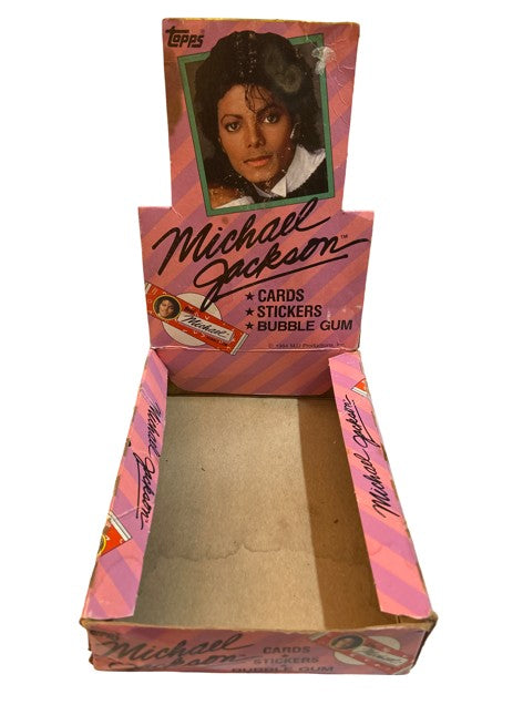 Michael Jackson Topps — Empty Display Box (1984) 🎤