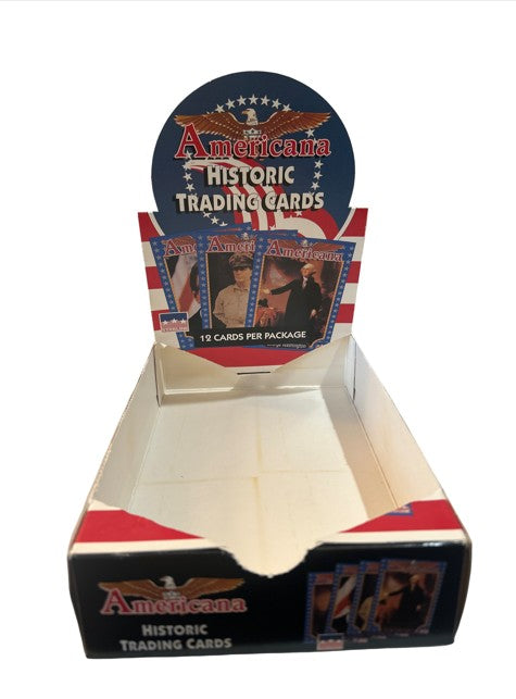 Americana — Historic Trading Cards Empty Display Box 🦅