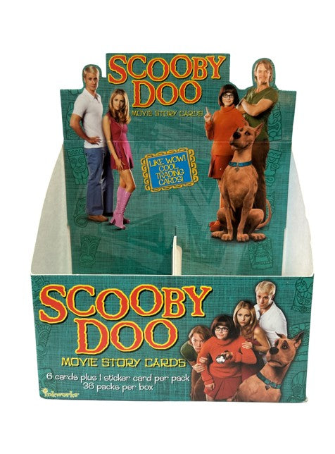 Scooby-Doo Movie Story Cards Empty Display Box