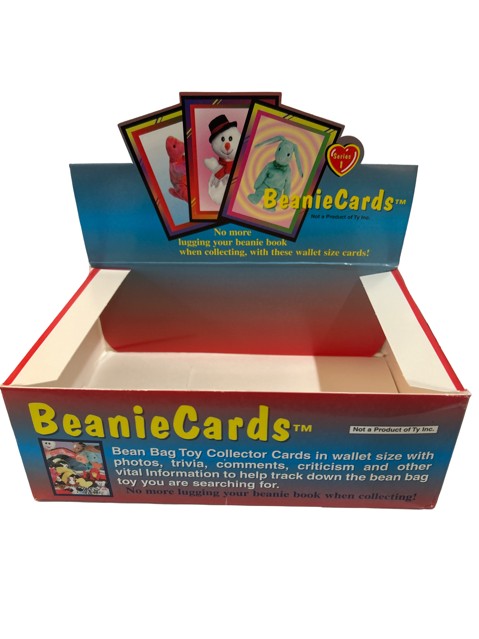 Beanie Cards Display Box — Empty (1998)
