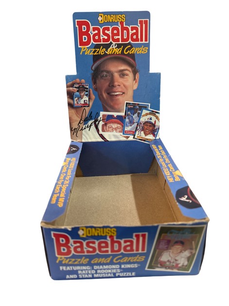 Donruss Baseball Puzzle and Cards Display Box