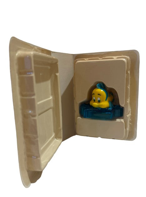 Walt Disney's The Little Mermaid II Flounder Figure with VHS Clamshell Case