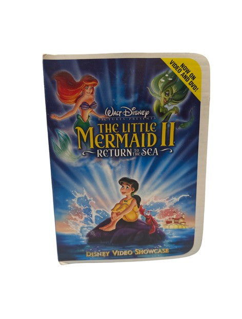 Walt Disney's The Little Mermaid II Flounder Figure with VHS Clamshell Case