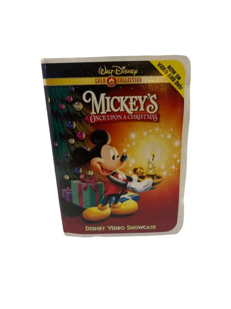 Disney's Mickey's Once Upon a Christmas Minnie Mouse Figure with VHS Clamshell Case