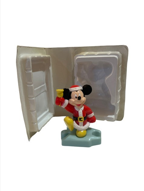 Disney's Mickey's Once Upon a Christmas Mickey Mouse Santa Figure with VHS Clamshell Case