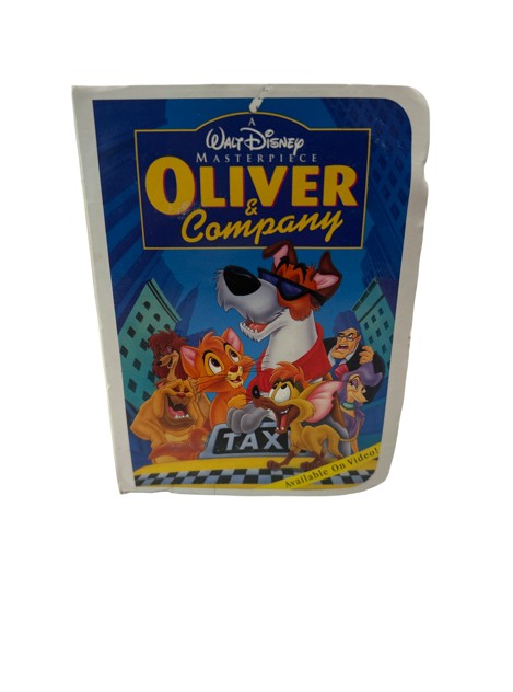 Oliver and Company Walt Disney Masterpiece Collection VHS tape