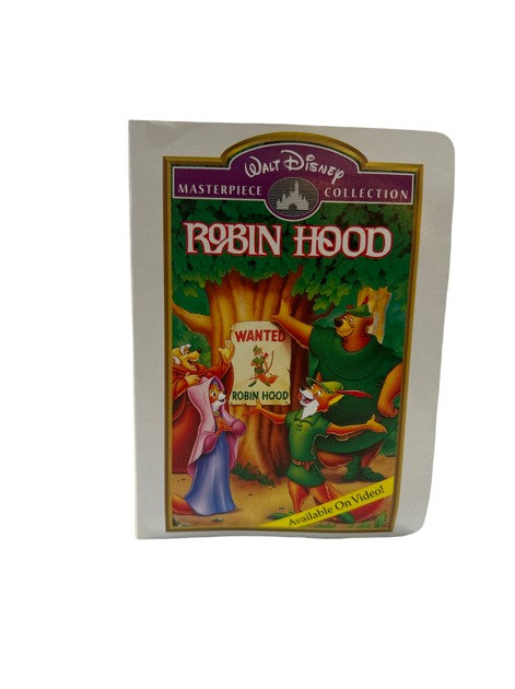 Walt Disney Masterpiece Collection Robin Hood VHS case cover
