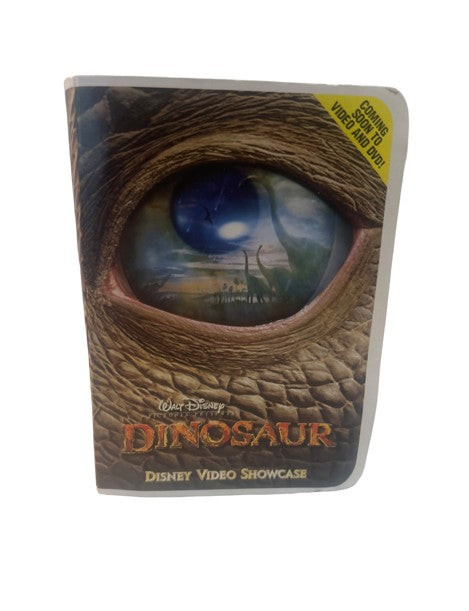 Walt Disney Dinosaur Video Showcase VHS case cover with dinosaur eye