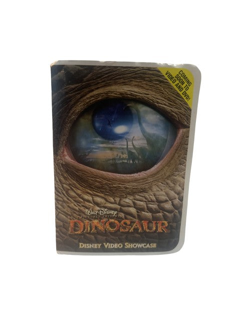 Walt Disney Dinosaur Video Showcase VHS case cover with dinosaur eye