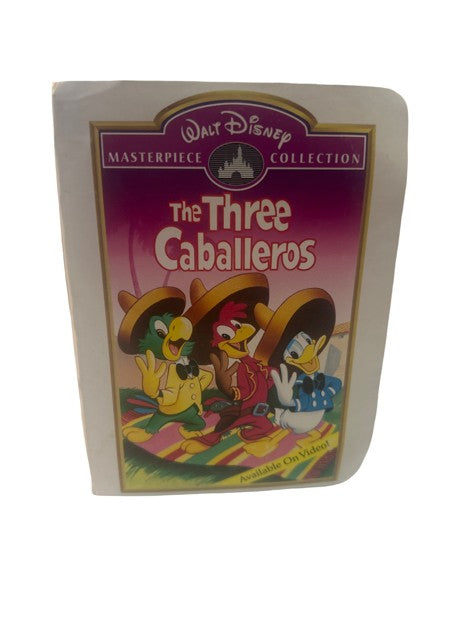 Walt Disney Masterpiece Collection The Three Caballeros VHS case cover