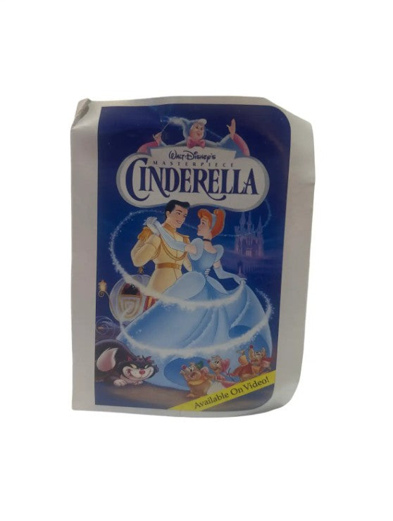 Walt Disney Masterpiece Cinderella VHS clamshell case cover with Prince Charming