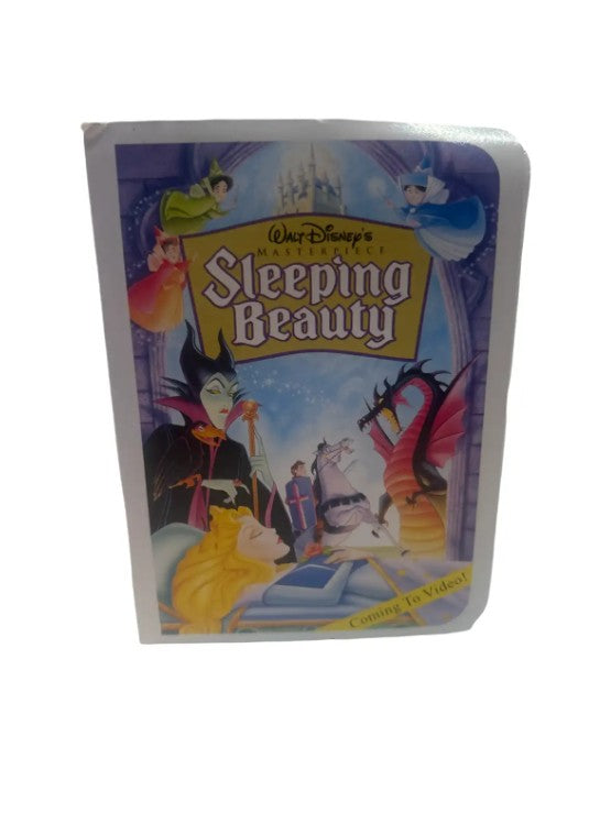 Walt Disney Masterpiece Sleeping Beauty VHS clamshell case cover with Maleficent