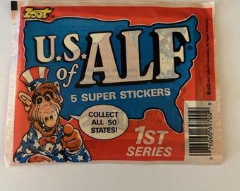Alf 1987 Unopened Sticker Pack