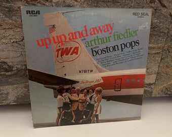 Arthur Fiedler & Boston Pops - TWA Up Up and Away 1968 Vinyl LP