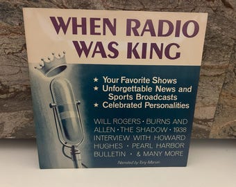 When Radio Was King 1972 LP Vinyl Record Album