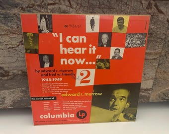 Edward R Murrow Vinyl Record I Can Hear it Now 1945-1949 Album