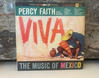 Percy Faith Vinyl Record The Music of Mexico