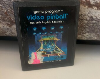 Video Pinball Atari Game, 1981 Sold As Is (Cartridge Only)