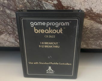 Breakout Game Program Atari Game, Sold As Is (Cartridge Only)