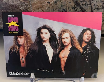 Crimson Glory 1991 Super Stars Trading Card #157