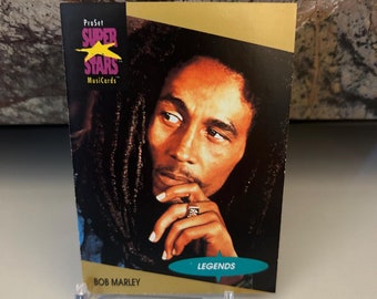 Bob Marley #16 1991 Super Stars Trading Card