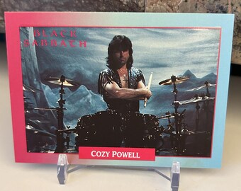 Black Sabbath 1991 Trading Card Cozy Powell #251