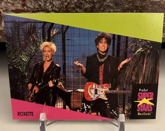 Roxette 1991 Super Stars Trading Card #118
