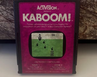 Kaboom! Atari, 1981, Sold As Is (Cartridge Only)