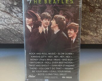 Beatles Rock Roll Vol 1 Sealed Cassette 1980