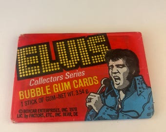 1978 Elvis Presley Unopened Trading Card Pack